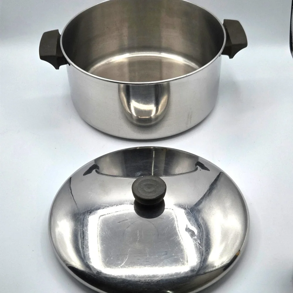 Revere Ware 6 Qt Stainless Stockpot with Lid Clinton IL USA